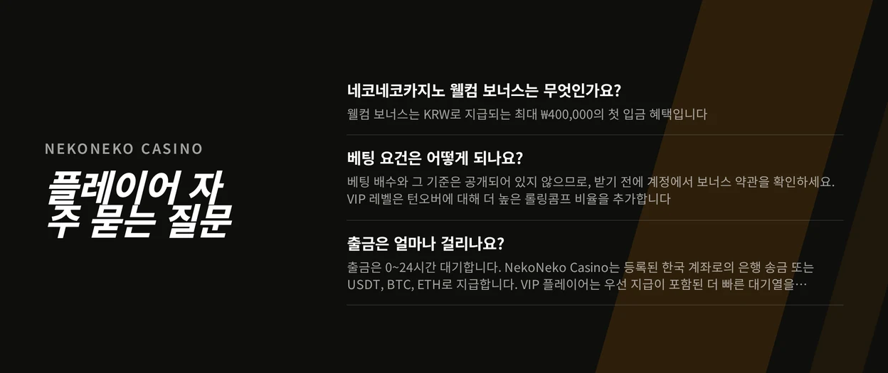 카지노 FAQ 모음 꿰뚫어보세요